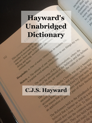 The cover for Hayward's Unabridged Dictionary: The Anthology.