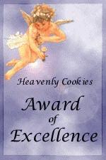 Heavenly Cookies Award of Excellence