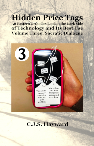 The cover for Hidden Price Tags - An Eastern Orthodox Look at the Dark Side of Technology and Its Best Use - Volume 3, Socratic Dialogue.