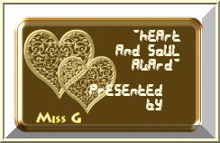 Miss G's Heart and Soul Award