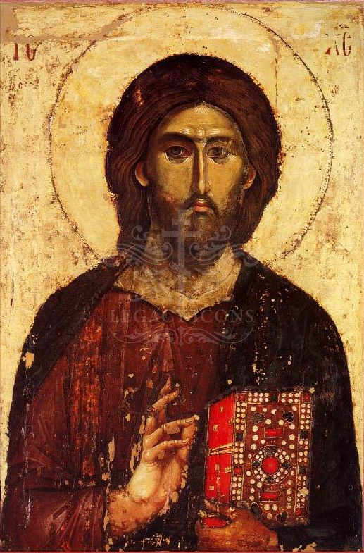 An icon of Christ Pantocrator.