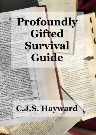 The cover for Profoundly Gifted Survival Guide.
