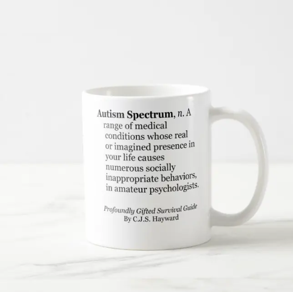 A coffee mug.