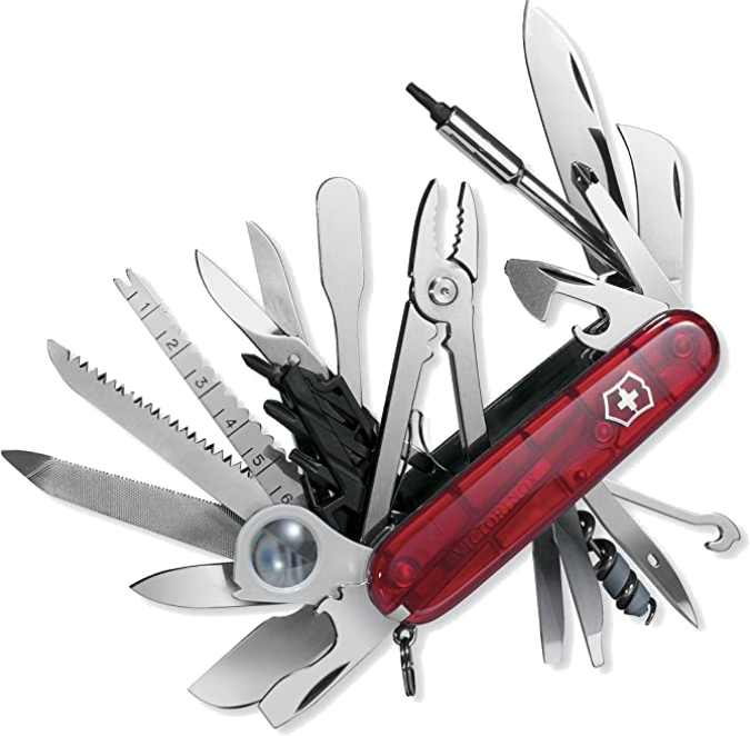 A SwissChamp XLT Swiss Army Knife.