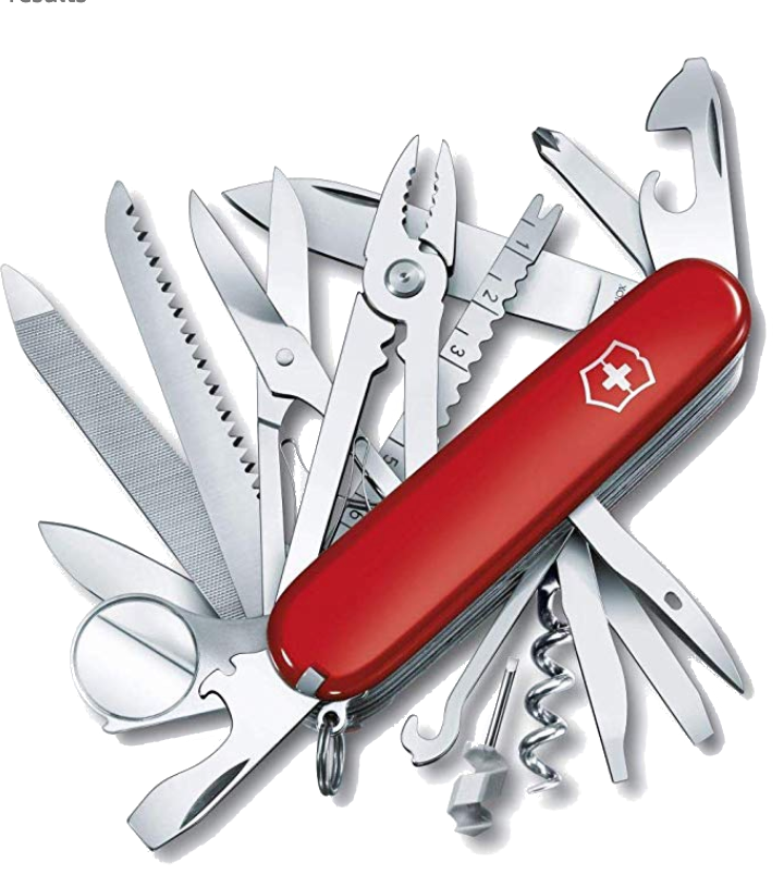 A SwissChamp Swiss Army Knife.